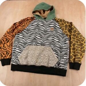 LRG Multicolor Animal Print Hoodie